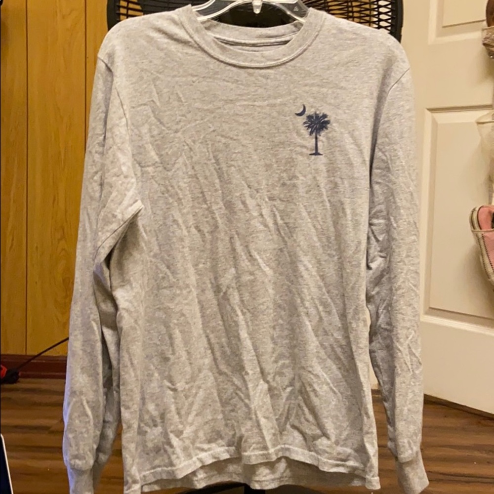 Grey long sleeve T-shirt